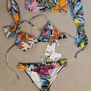 BCBGeneration Swimsuit with Matching Rash Guard - Size M